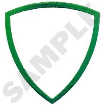 blank shield outline. white shield outline your